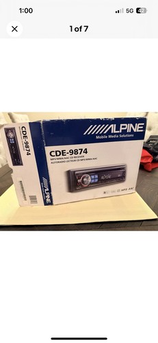 Alpine cde 9874 - cde-9874, din