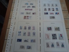 Feuilles" LEUCHTTURM" 1983/ 1989 timbres neuf** + PA +service + préo 8 scans