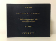 ►CLASSEUR CATALOGUE PIECES - RENAULT DAUPHINE GORDINI ( Régie Renault 1959 )