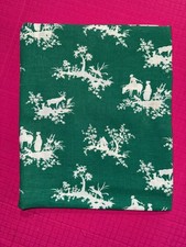 Tissu ancien fil de coton vert