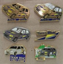 LOT DE 6 PIN'S RENAULT CLIO 16S TEAM DIAC RALLYE - SPORT-AUTO