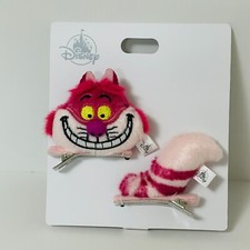 Ensemble d'épingles à cheveux en peluche chat Disney Cheshire Alice au pays d...