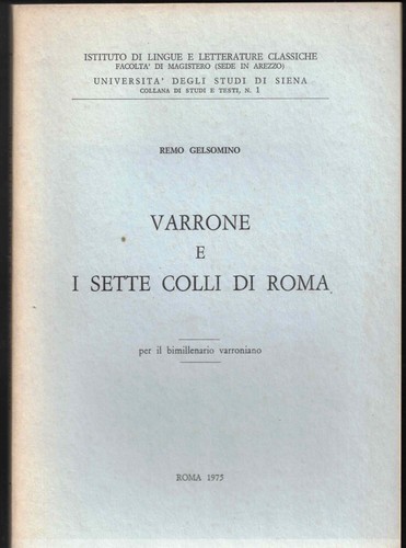 Varrone sette colli di - i,