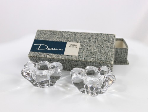 Duo pièces crystal daum - en,