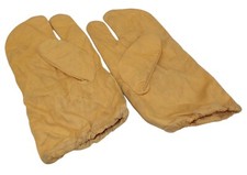 Paire de sur gants/moufles jaune sable GB WW2 anglais