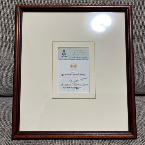 Chateau mouton rothschild 1977 - mouton,