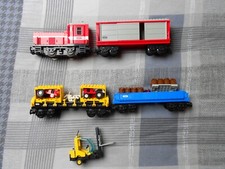 LEGO 4563 CUSTOM MOC Train 9V LOAD N`HAUL RAILROAD train de marchandises
