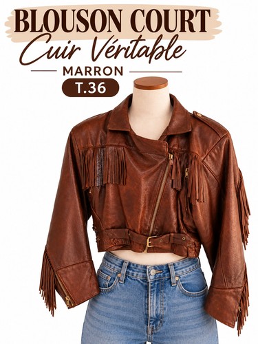 Giorgio veste cuir véritable