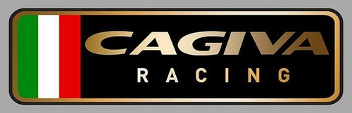 Cagiva racing left sticker - cagiva,