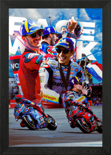 Moto poster framed wall - poster,