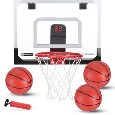 Intérieur Mini Basketball Cerceau Ensemble, 16" x 12" Porte Basketball Cerceau