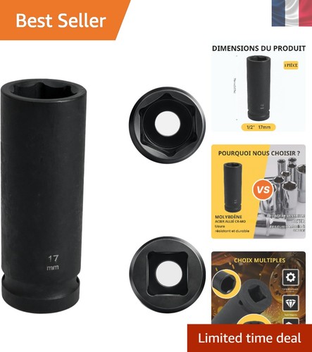 Douille hexagonale longue 17mm - douille,