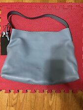 Emporio Armani Shoulder B HOBO Bag Tote Blue Leather $545