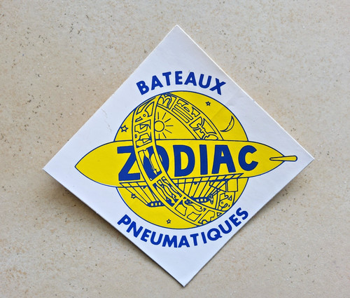 Autocollant ancien zodiac - autocollant,