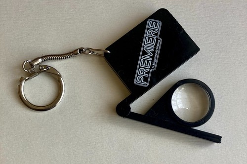 Porte clés clap cinéma loupe - porte-clés,