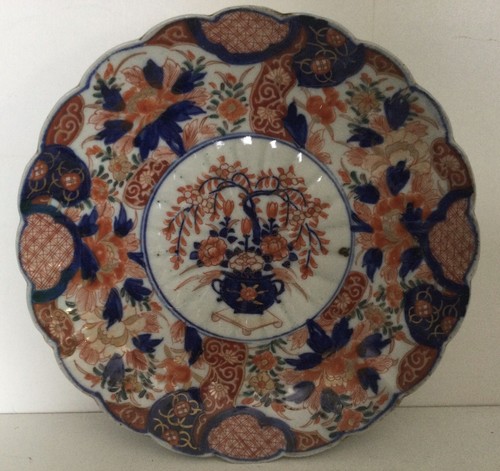 Plat imari japon porcelaine - plat,