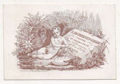Carte visite en - de,