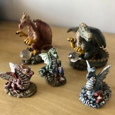 Lots de 5 Figurines DRAGON HEROIC FANTASY en résine… Jeux de rôle Etc…