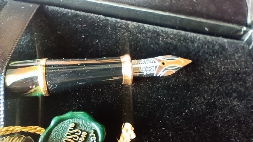 Stylo plume bleu - plume,