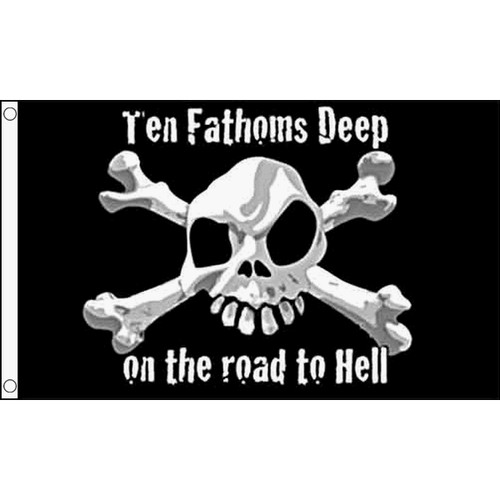Drapeau pirate ten - ten, fathoms