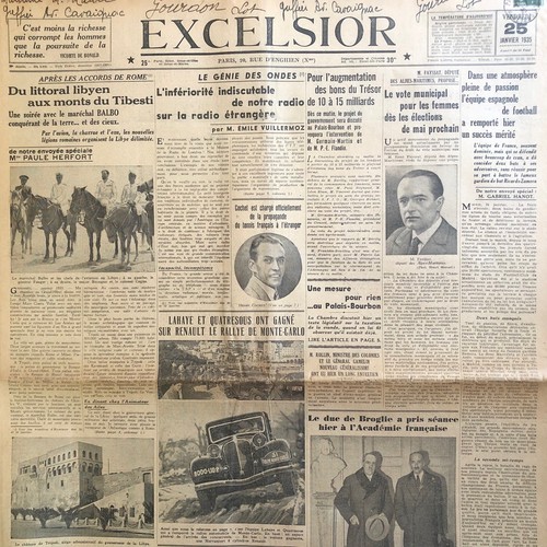 Journal excelsior 1935 - excelsior, #