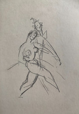 DESSIN ORIGINAL DE JEAN-PAUL LE VERRIER (1922-1996) FILS DE MAX LE VERRIER (38)