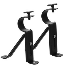  2 Pcs Support Tringle A Rideaux Supports Pour Tringles À Base Tige