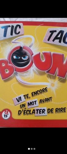 Jeu société tic tac boum - tic,