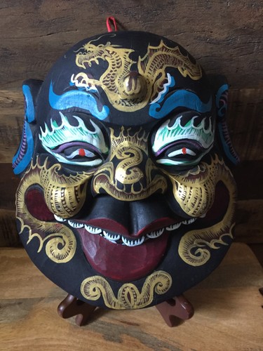 Masque dragon peint - dragon, peint-