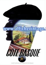 affiche poster cote basque