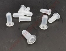 INSERT - CLIP POUR LOGO D'AILE ARRIÈRE ENJOLIVEUR DE CUSTODE PEUGEOT 205 GTI CTI