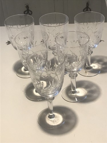 Grands verres eau cristal - 6,