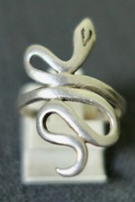 BAGUE ARGENT MASSIF SERPENT