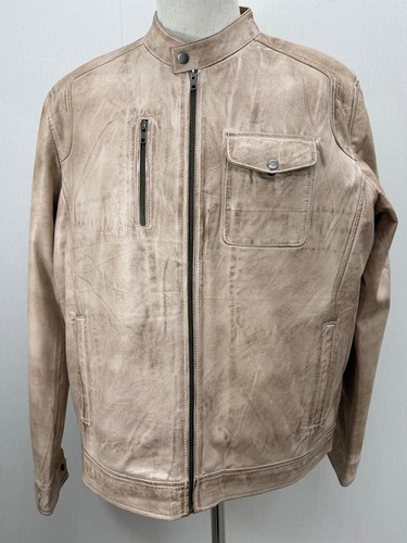 Veste cuir véritable - veste,