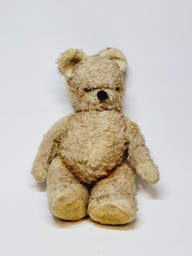 Ancien ours peluche articulé - ancien,
