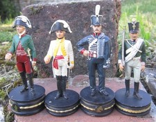 SOLDATS  ALTAYA JEU D'ECHEC NAPOLEON / LOT 4 FIGURINES  # 02