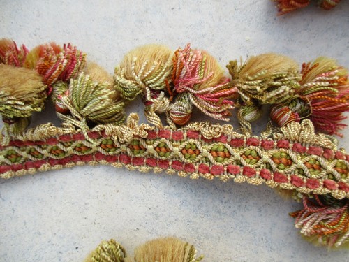 Frange pompons pour - frange,