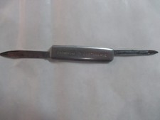 Ancien Couteau de poche publicitaire pliant Champagne De Castellane Epernay