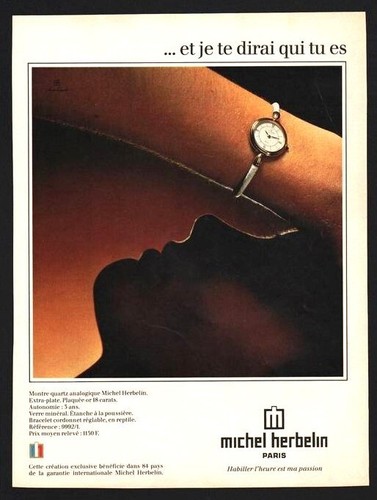 Publicite 1983 montre michel - publicite,
