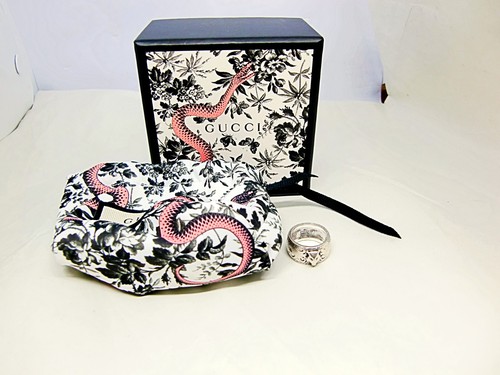 Authentique bague gucci tête - authentique,