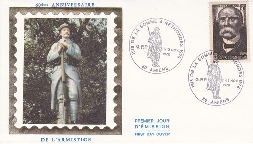 Enveloppe 1er jour armistice - 1er,