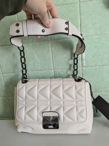 Sac bandoulière blanc cuir - bandoulière,