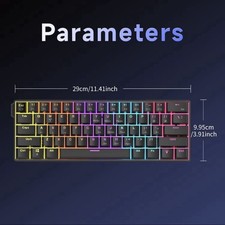 Corsair K65 RGB MINI 60% Clavier Gaming Mécanique - Cherry MX Red (Français)