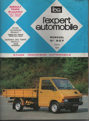 Revue technique renault - revue, trafic