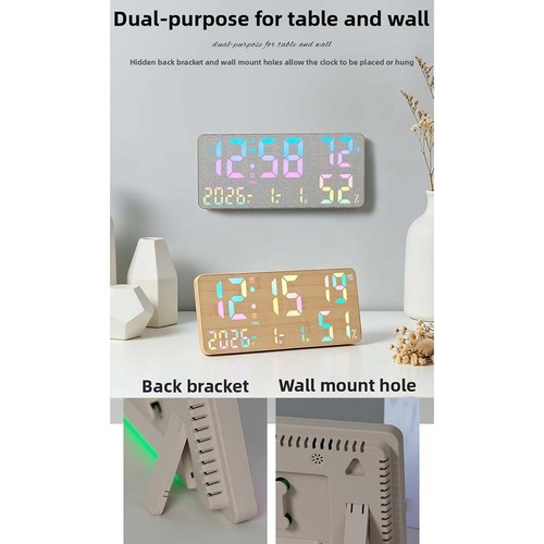 Horloge murale led - horloge,