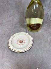 Ruinart Bernardaud porcelain ashtray, French Champagne, Made in France