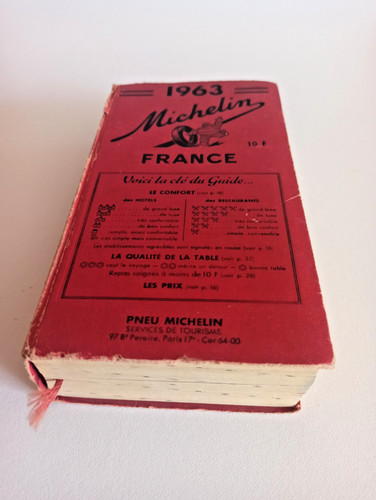 Ancien guide michelin 1963 - guide,