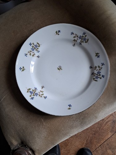 Grand plat rond - (30), en