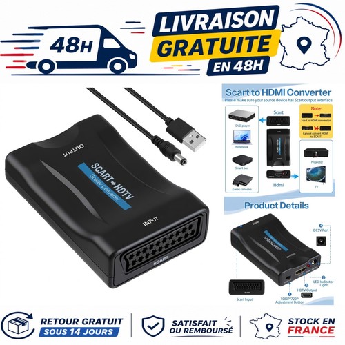 Convertisseur péritel scart - convertisseur,