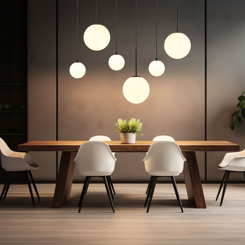 Lampe suspension salle - lampe,